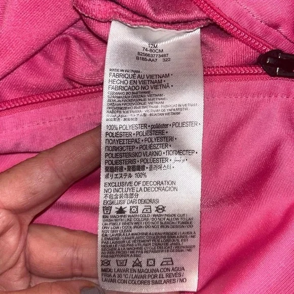 Jordan Kids Pink and White jumpsuit - Picture 6 of 7